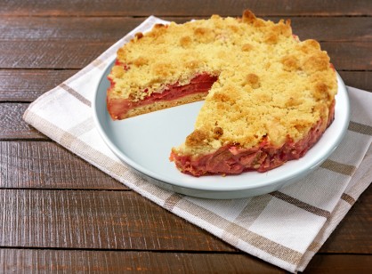 Szarlotka rabarbarowa