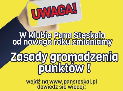 Zamiana zasad gromadzenia punktów